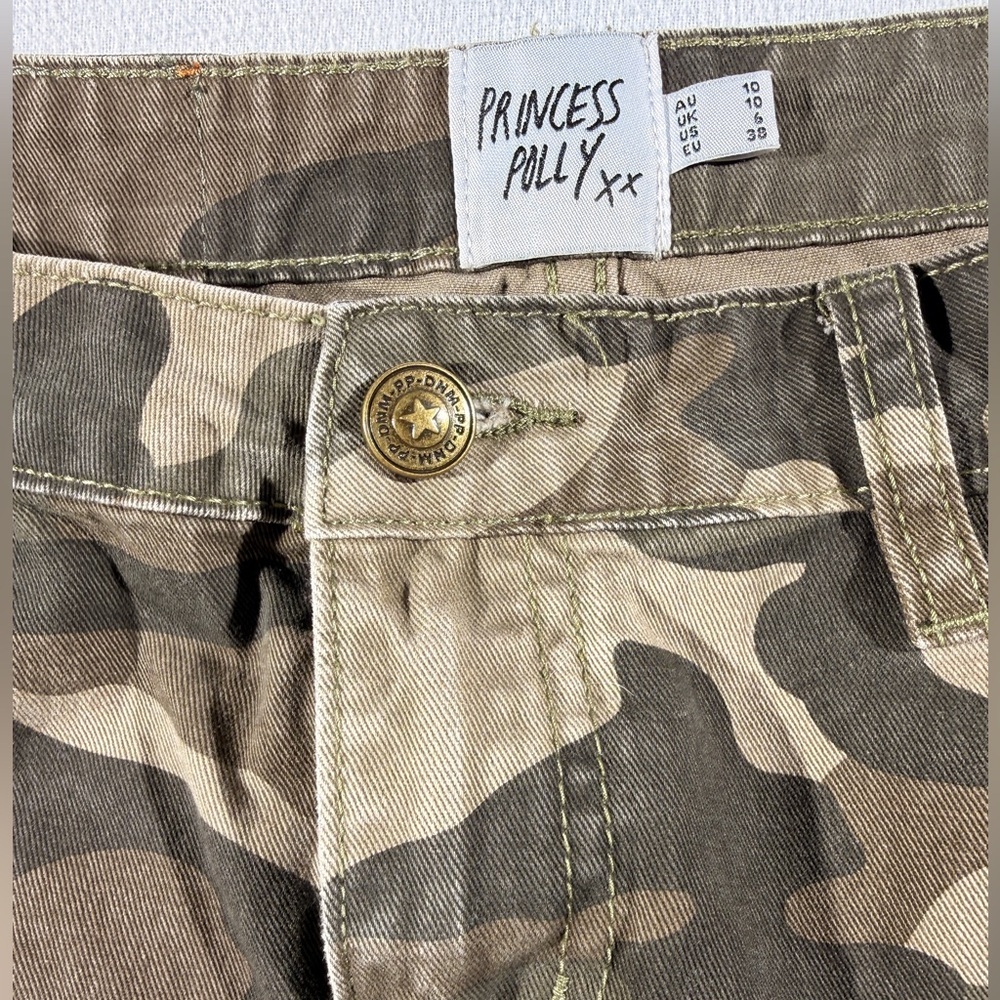 Princess Polly Camouflage Skirt Women’s Size 6 - Picture 5 of 8